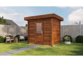 Lugarde Select Modern | Tuinhuis Aalsmeer 250 x 200 | Bruin Geolied