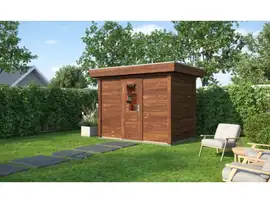 Lugarde Select Modern | Tuinhuis Hoeven 300 x 200 | Bruin Geolied