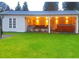 Lugarde | blokhut met overkapping B35