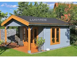 Lugarde | Maatwerk blokhut met overkapping B60