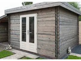 Lugarde | Blokhut op maat met platdak B8