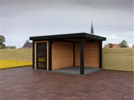 Fonteyn | Tuinhuis Jasmijn met Overkapping 400 x 300 Exclusief