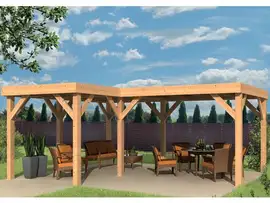 Tuindeco | Beerze Overkapping L-vorm DHZ