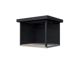 Lugarde Select veranda Laren 300x250cm - Zwart geolied 