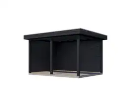 Lugarde Select veranda Vorden 388x300cm - Zwart geolied