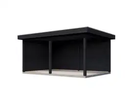 Lugarde Select veranda Middelburg 488x350cm - Zwart geolied