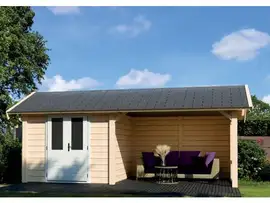 Lugarde | Douglas tuinhuis met overkapping PSD8