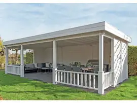 Lugarde | Vrijstaande veranda platdak VB01