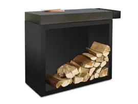 OFYR | Butcher Block Storage 90 Black | Donker Grijs Keramiek