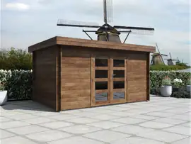 Fonteyn | Tuinhuis Inaya 400x300 | HG bruin