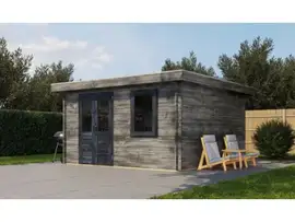 Lugarde Select | Tuinhuis Winterswijk 400 x 400 | Keteldruk Grijs