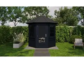 Lugarde Select Prima tuinhuis Zaandam Ø250x - Zwart