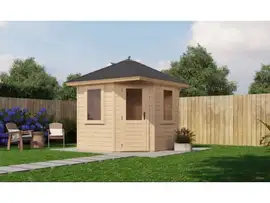 Lugarde Select Prima | Tuinhuis Leeuwarden 240 x 240 cm | Onbehandeld