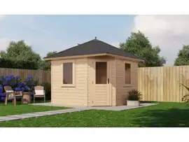 Lugarde Select Prima | Tuinhuis Nieuwegein 300 x 300 cm | Onbehandeld