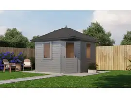 Lugarde Select Prima | Tuinhuis Maastricht 300 x 300 cm | RAL 7037