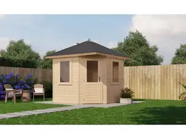 Lugarde Select Prima | Tuinhuis Leiden 240 x 240 cm | Onbehandeld