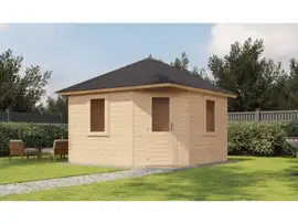 Lugarde Select Prima | Tuinhuis Purmerend 360 x 360 cm | Onbehandeld