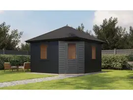 Lugarde Select Prima | Tuinhuis Purmerend 360 x 360 cm | RAL 7021