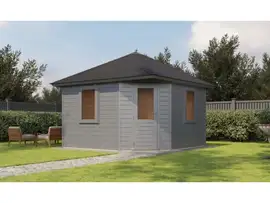 Lugarde Select Prima | Tuinhuis Purmerend 360 x 360 cm | RAL 7037