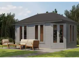 Lugarde Select Prima tuinhuis Utrecht 480x300cm - RAL 7037