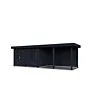 Lugarde Select Modern | Tuinhuis Dronten met Veranda Rechts 388 + 400 x 250 | Zwart Geolied