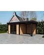 Fonteyn | Tuinhuis Coco met Overkapping 550 x 250 Exclusief