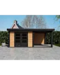 Fonteyn | Tuinhuis Coco met Overkapping 550 x 250 Exclusief