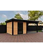 Fonteyn | Tuinhuis Eda met Overkapping 550 x 300 Exclusief