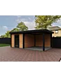 Fonteyn | Tuinhuis Eda met Overkapping 550 x 300 Exclusief