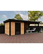 Fonteyn | Tuinhuis Eda met Overkapping 650 x 300 Exclusief