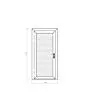 Fonteyn | Aluminium Deur Enkel | Dicht