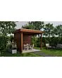 Lugarde Select veranda Laren 300x250cm - Bruin geolied