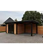 Fonteyn | Tuinhuis Lynn met Overkapping 600 x 300 Exclusief