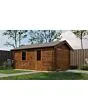 Lugarde Select | Blokhut Opheusden met Garagedeur 350 x 500 | Keteldruk Bruin