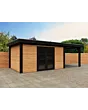 Fonteyn | Tuinhuis Thirza met Overkapping 650 x 300 Exclusief