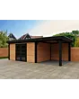 Fonteyn | Tuinhuis Thirza met Overkapping 650 x 300 Exclusief