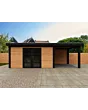 Fonteyn | Tuinhuis Thirza met Overkapping 650 x 300 Exclusief