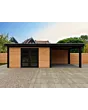 Fonteyn | Tuinhuis Thirza met Overkapping 700 x 300 Exclusief