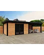 Fonteyn | Tuinhuis Thirza met Overkapping 800 x 300 Exclusief