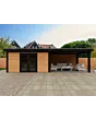 Fonteyn | Tuinhuis Thirza met Overkapping 800 x 300 Exclusief