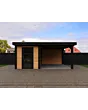 Fonteyn | Tuinhuis Xenna met Overkapping 500 x 300 Exclusief
