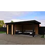 Fonteyn | Tuinhuis Xenna met Overkapping 600 x 300 Exclusief