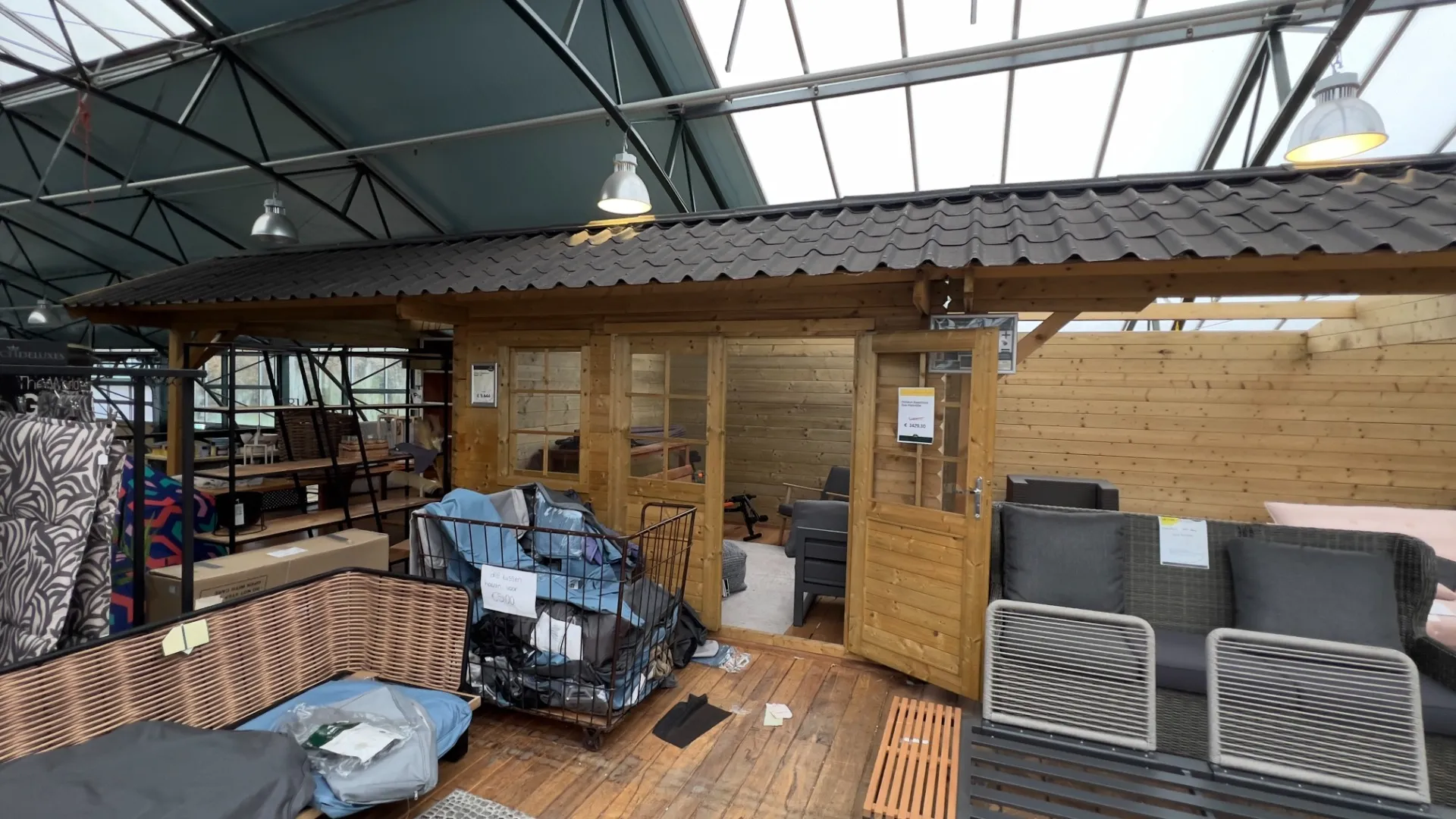 Showmodel Kapschuur Duo Henriette 1700 x 350 cm