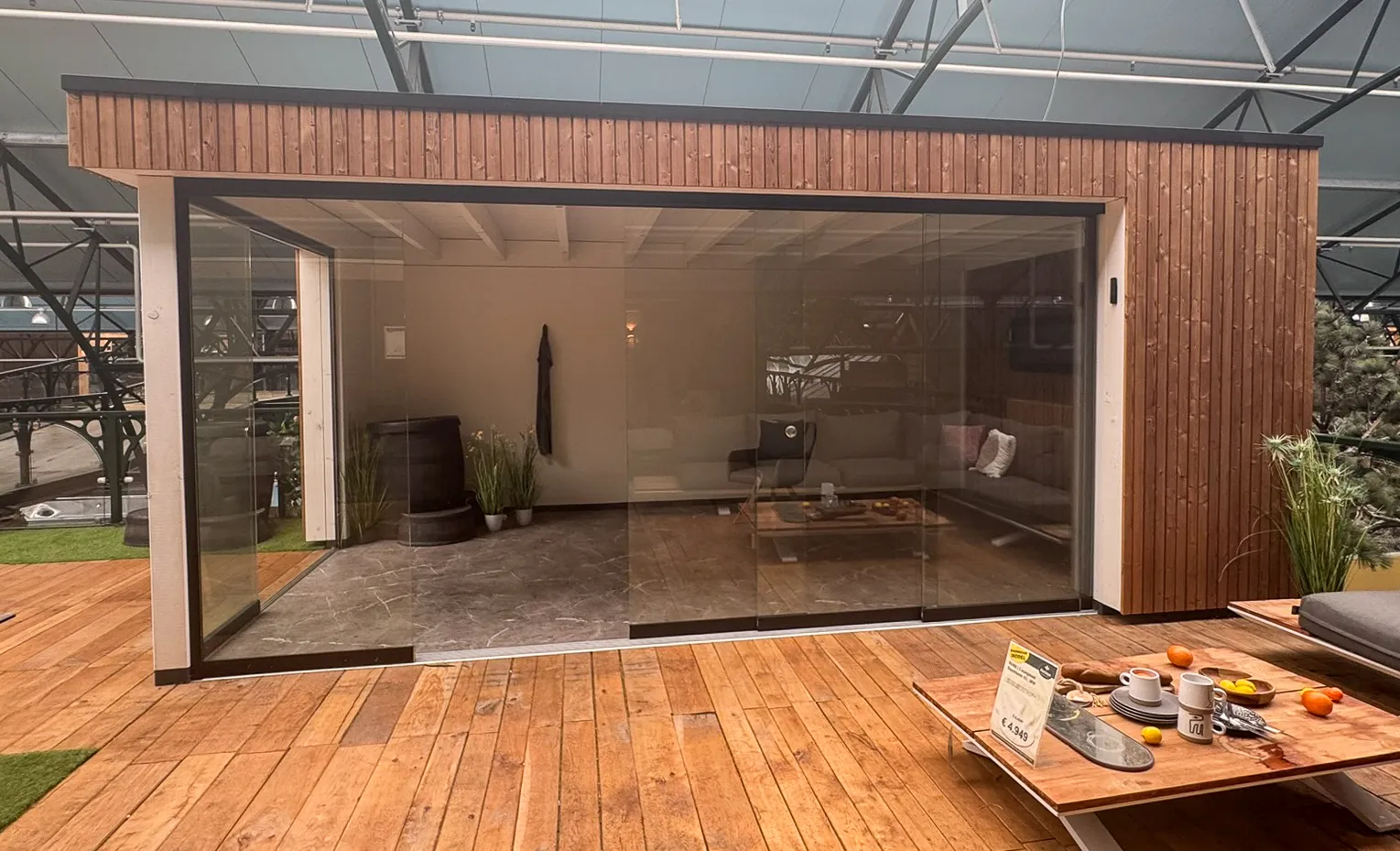 Showmodel Tuinhuis  Capri 610 x 375 cm