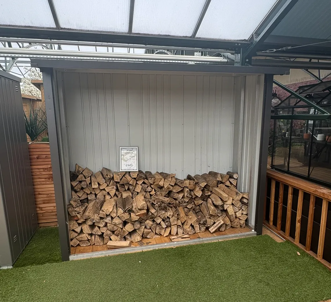 Showmodel Houtopslag Biohort