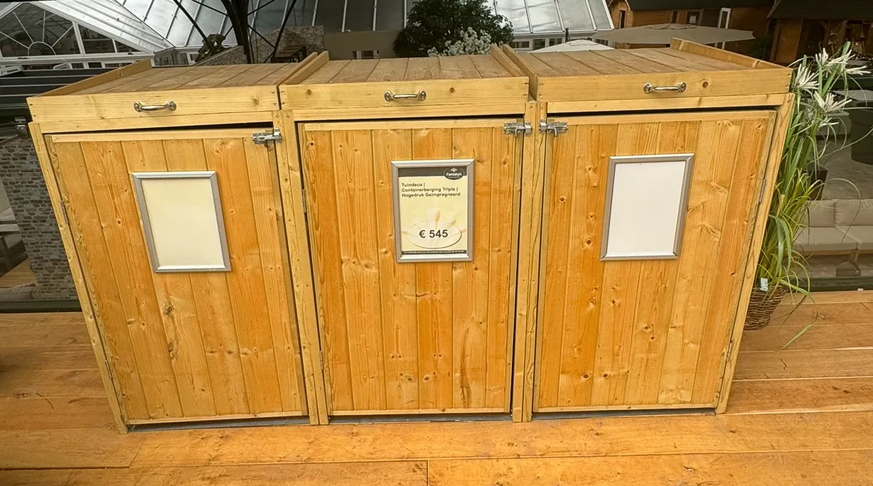 Showmodel Containerberging Triple Geimpregneerd