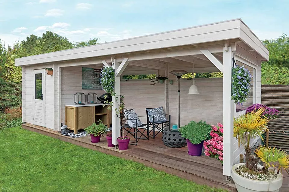 Lugarde | Blokhut met overkapping B18