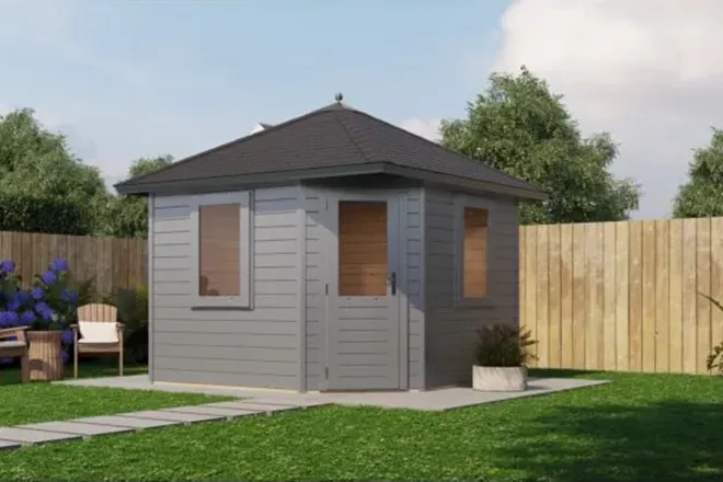 Lugarde Select Prima | Tuinhuis Nieuwegein 300 x 300 cm | RAL 7037