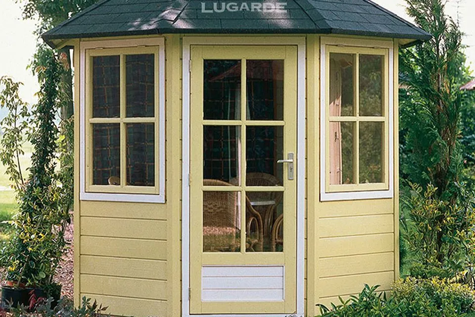 Lugarde | Achthoekig tuinhuis met piramidedak P86