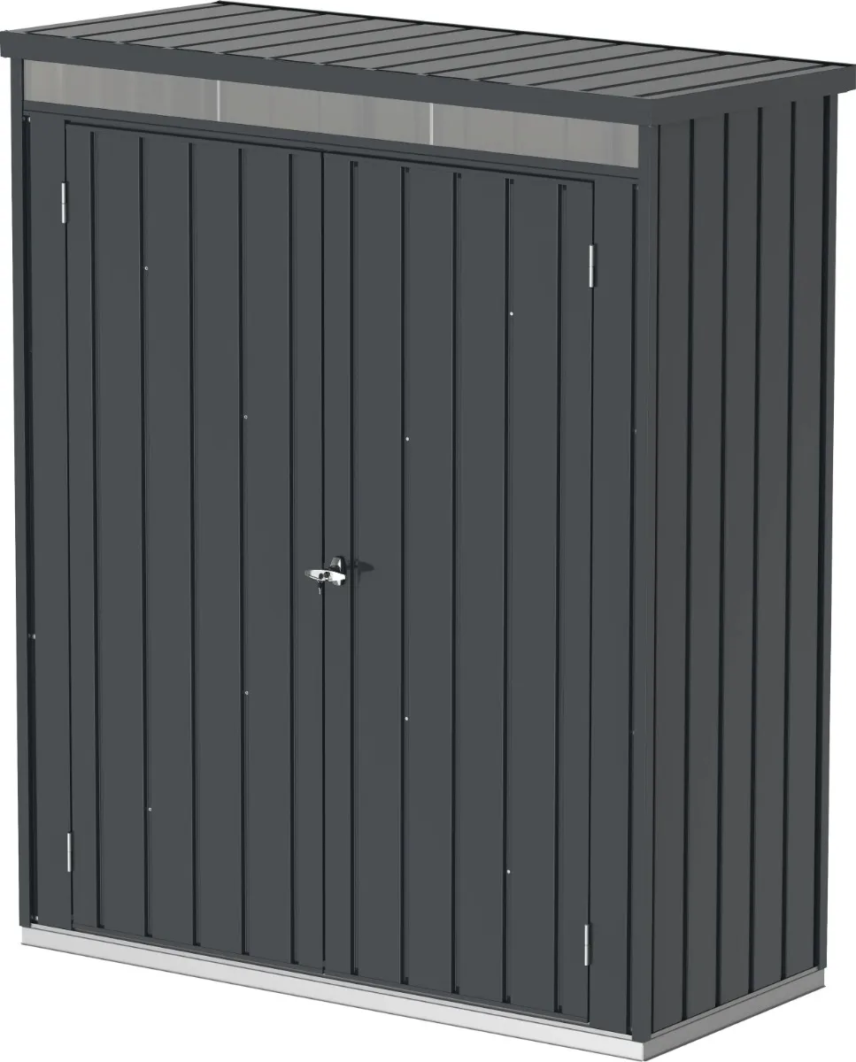 Fonteyn | Palladium Tuinkast Dubbele Deur 152 x 61 cm | Grijs met Grijze Afwerking